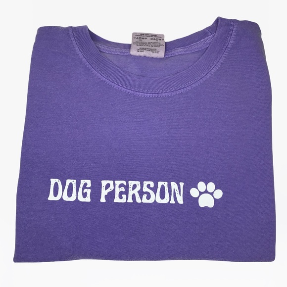 DOG PERSON Unisex Adult 100% Cotton Crewneck T-Shirts - Various - Picture 9 of 16